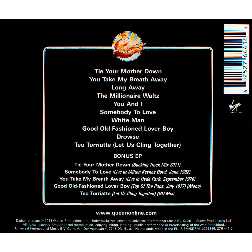 Queen, A Day At The Races (1976)
