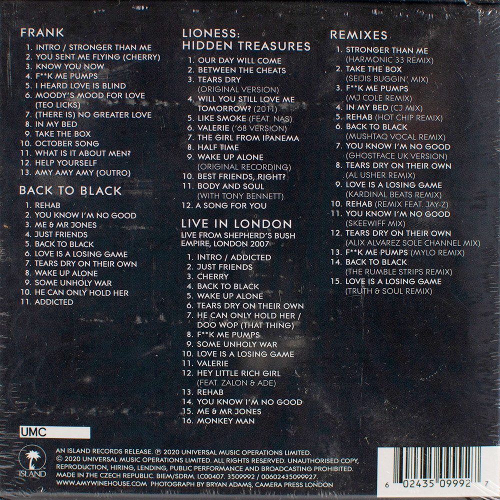 Amy Winehouse, The Collection (5 CD Set)