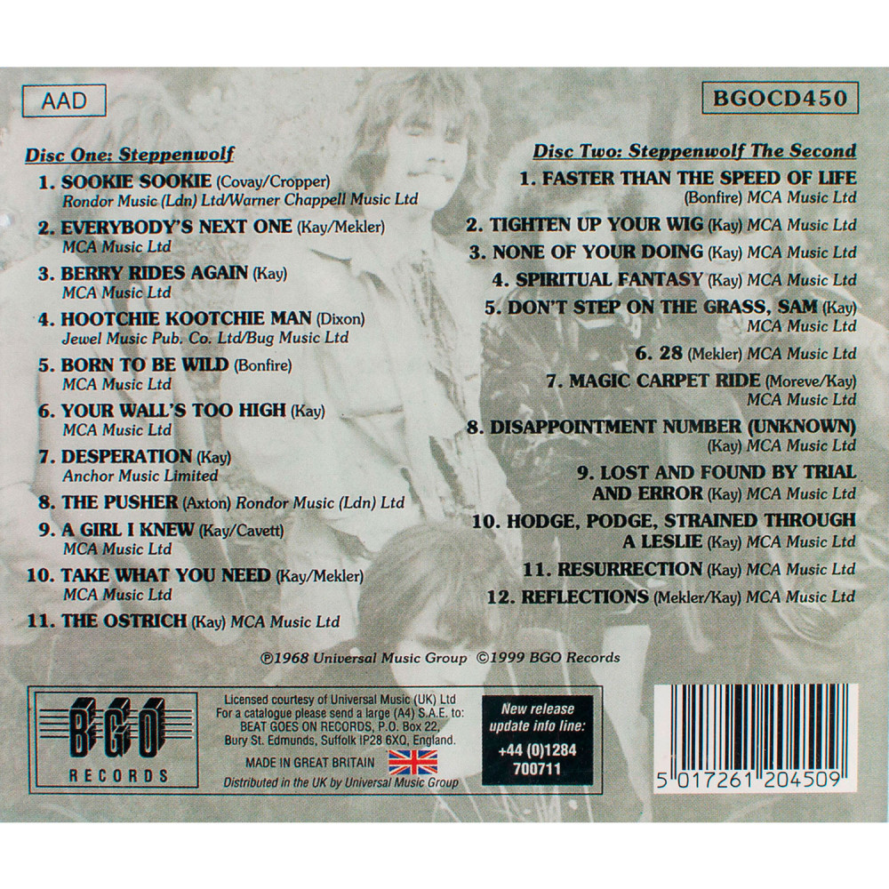 Steppenwolf, Steppenwolf / The Second (2 CD)