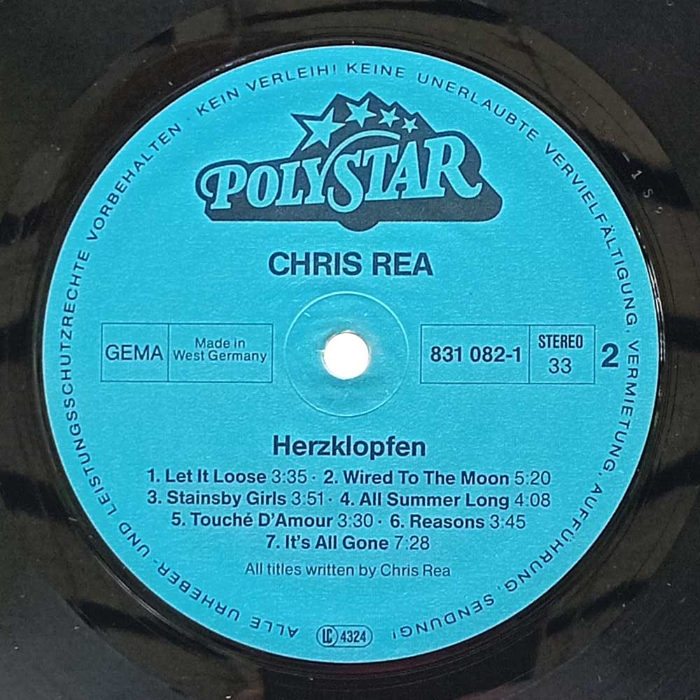 Chris Rea - Herzklopfen (LP)