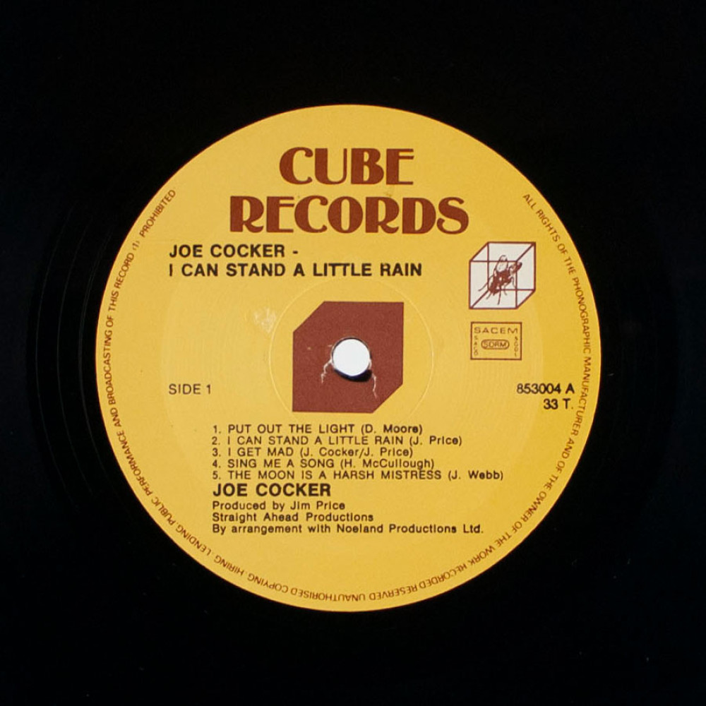 Joe Cocker, I Can Stand A Little Rain (LP)