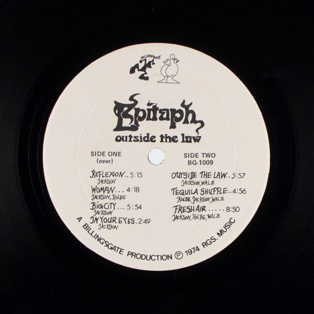 Epitaph, Outside The Law (1St Press) (G/F) (USA) (LP)