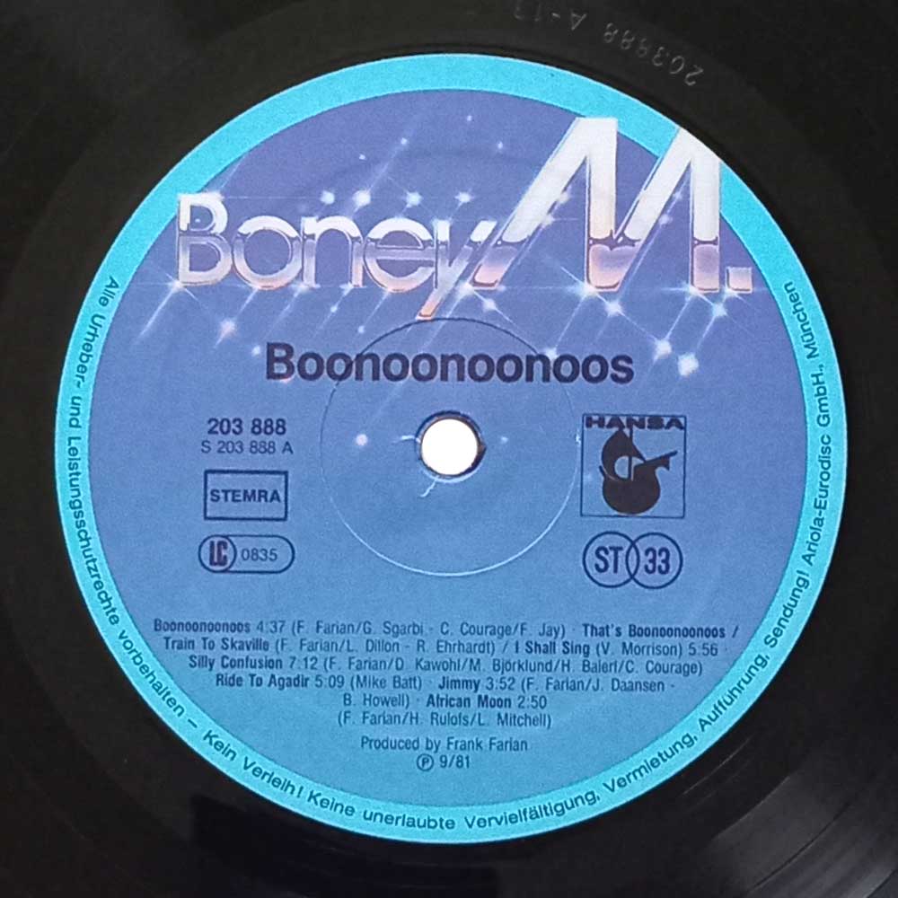 Boney M. - Boonoonoonoos  (LP)
